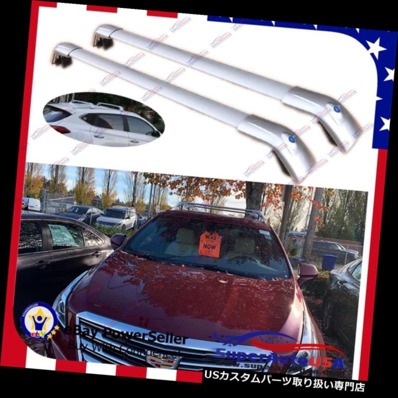 キャリア キャデラックXT 5 2016-2019用トップルーフラックフィット手荷物荷物クロスバークロスバー Top Roof Rack fit for Cadillac XT5 2016-2019 Baggage Luggage Cross Bar Crossbar 【並行輸入品】