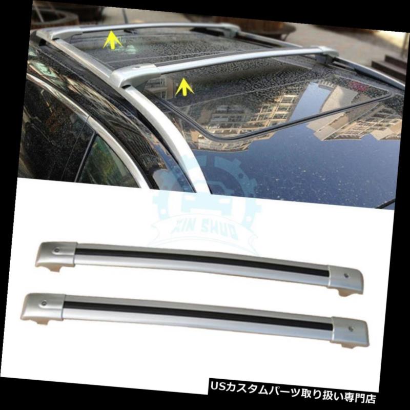キャリア 2PCSアルミ合金クロスバー車のルーフラックフィット用ジープリバティ2004-2012 2PCS Aluminium Alloy Cross Bar Car Roof Rack Fit For Jeep Liberty 2004-2012 【並行輸入品】