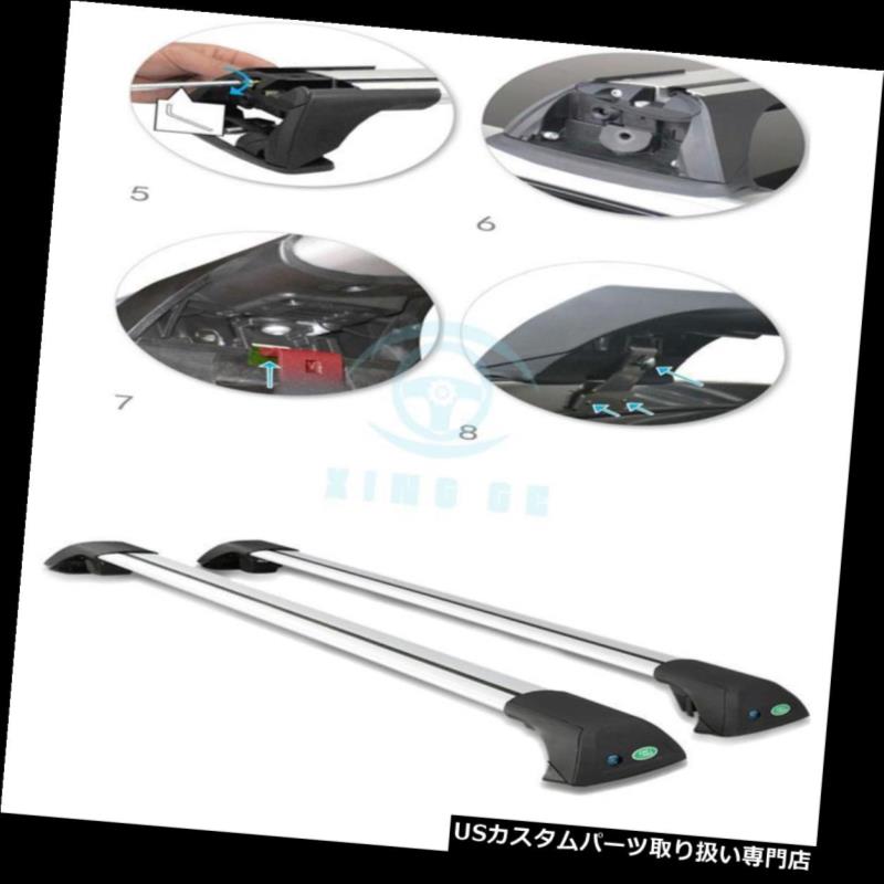 キャリア Scirocco 2009-2016 1セット合金クロスバールーフカーゴ荷物ラック For Scirocco 2009-2016 1set Alloy Cross Bar Roof Cargo Luggage Rack 【並行輸入品】