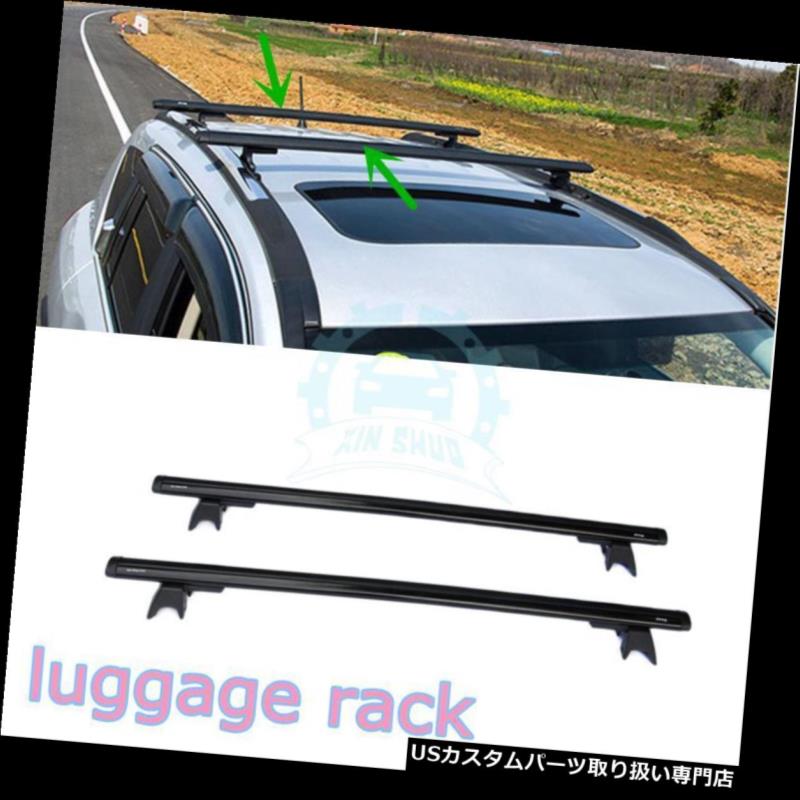 キャリア ジープコンパス2011-2015年のための2pcsアルミニウム屋根の棚の頭上荷物の棚バー 2pcs Aluminium Roof Rack Overhead Luggage Rack Bars For Jeep Compass 2011-2015 【並行輸入品】