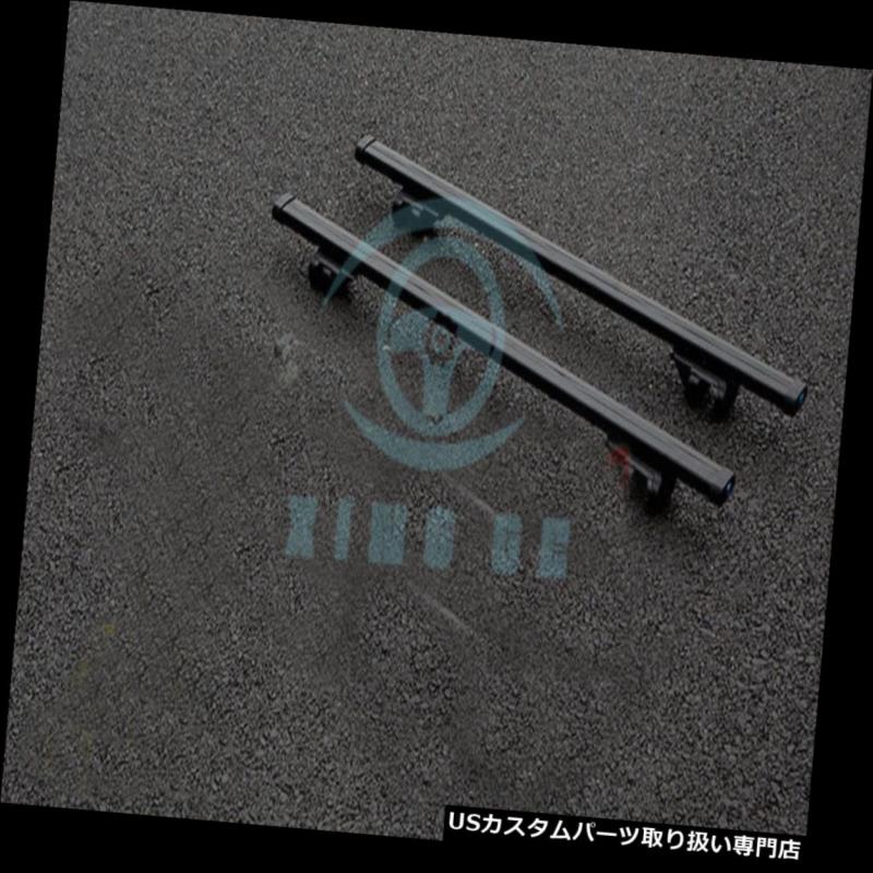 キャリア KIA Borrego 2008-15のための車の黒い合金の上の貨物運送人の十字バーのルーフラック Car Blcak Alloy Top Cargo Carrier Cross Bars Roof Racks For KIA Borrego 2008-15 【並行輸入品】