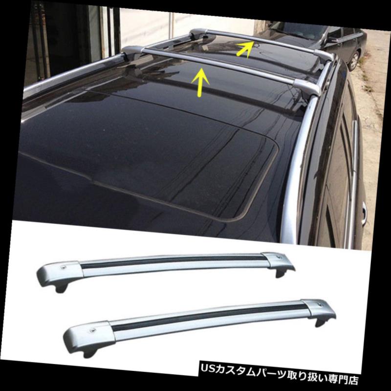 キャリア ジープラングラー2005-2016年のための車の上の屋根の棚の柵の十字棒荷物のキャリア For Jeep Wrangler 2005-2016 Car Top Roof Rack Rails Cross Bars Luggage Carrier 【並行輸入品】｜カスタムパーツ WORLD倉庫