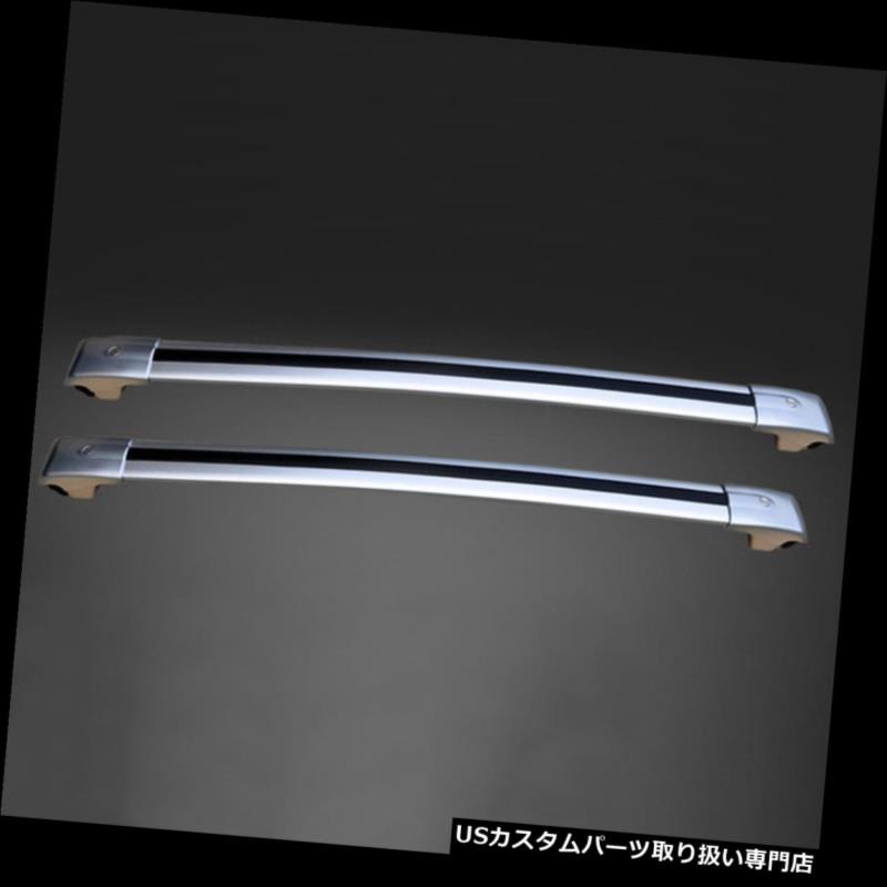 キャリア スバルXV 2012-2016銀色のアルミニウムクロスバーの屋根の貨物荷物の棚のために合う ReFit For Subaru XV 2012-2016 Silvery Aluminum Cross Bar Roof Cargo Luggage Rack 【並行輸入品】