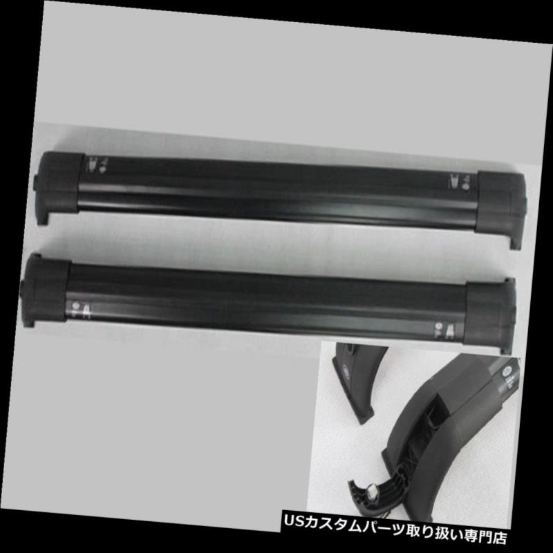 キャリア ペアブラックフィットランドローバーディスカバリーLR3 LR4 2004-2015 2016ルーフラッククロスバー Pair Black fit Land Rover Discovery LR3 LR4 2004-2015 2016 roof rack cross bar 【並行輸入品】|カスタムパーツ WORLD倉庫