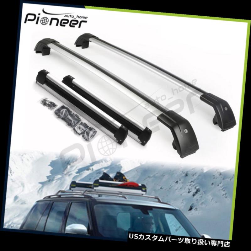 キャリア メルセデスベンツGLC X 253 2016-2018スキースノーボードルーフラッククロスバー用4個フィット 4Pcs Fits for Mercedes Benz GLC X253 2016-2018 Ski Snowboard Roof Rack Cross Bar 【並行輸入品】|カスタムパーツ WORLD倉庫