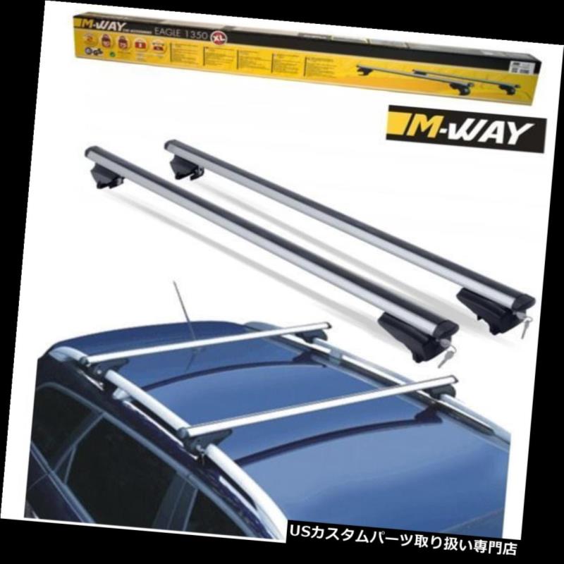 キャリア トヨタRAV-4 2000-2012用Mウェイルーフクロスバーロックラックアルミ M-Way Roof Cross Bars Locking Rack Aluminium for Toyota RAV-4 2000-2012 【並行輸入品】