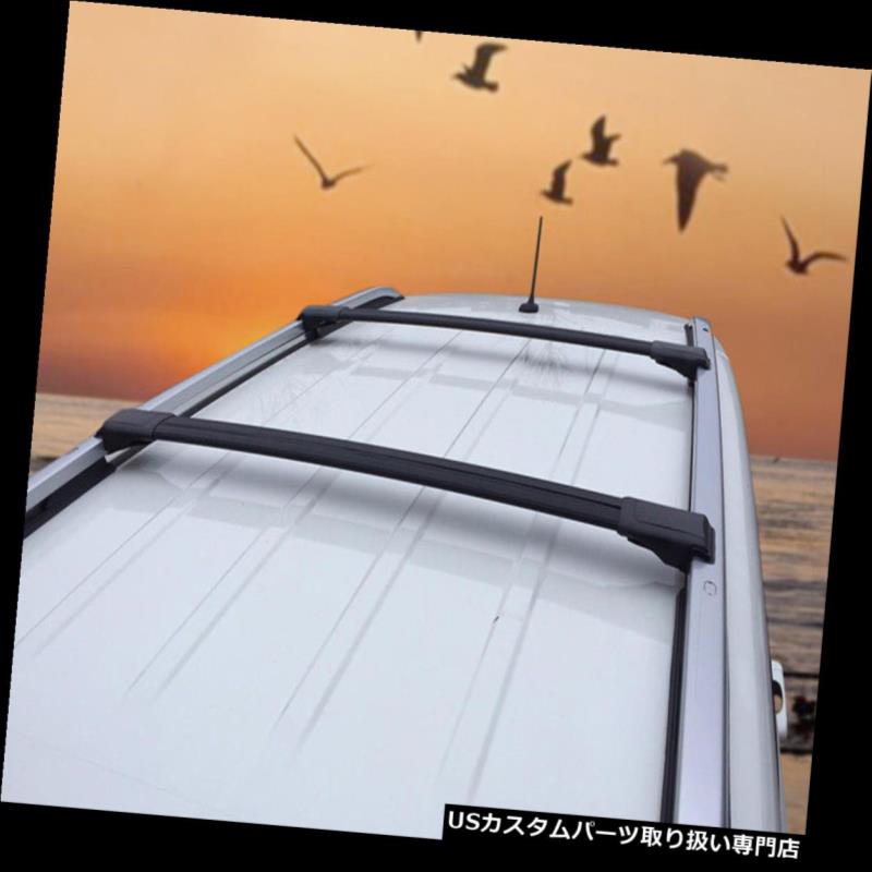 キャリア キャデラックBLSステーションワゴンエステートブラック用アルミルーフラッククロスバーセット Aluminium Roof Rack Cross Bar Set for Cadillac BLS Station Wagon Estate Black 【並行輸入品】｜カスタムパーツ WORLD倉庫