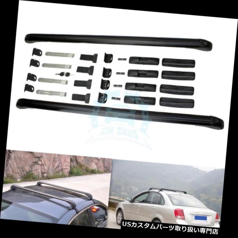 キャリア Honda Crosstour 2011-16用2 *ブラックアルミ合金クロスバーラック手荷物ホルダー 2* Black Aluminum Alloy Crossbar Rack Baggage Holder for Honda Crosstour 2011-16 【並行輸入品】