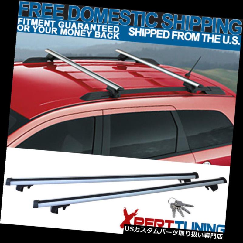 キャリア アルミトップルーフラッククロスバー荷物53インチ135センチ荷物キャリアのためのフィット Fit For Aluminum Top Roof Rack Cross Bar Luggage 53 Inch 135CM Luggage Carrier 【並行輸入品】