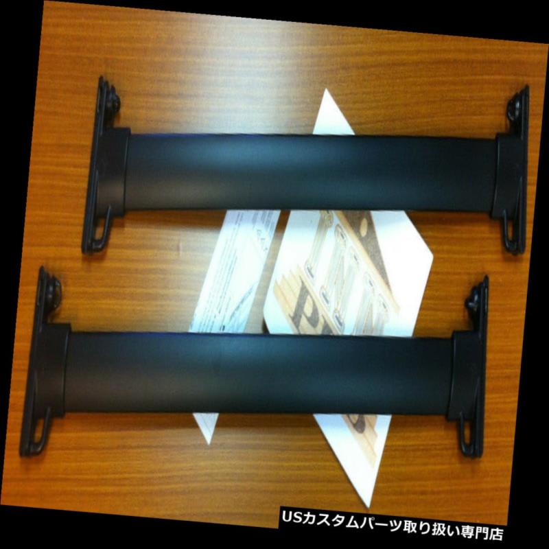 キャリア 2009 2010 2011 2012フォードエスケープ荷物ラック2個クロスバーキットブラックnew OE 2009 2010 2011 2012 Ford Escape Luggage Rack 2 piece Cross Bars Kit Black new OE 【並行輸入品】
