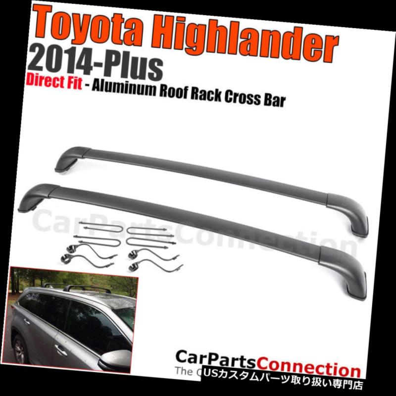 キャリア ルーフラッククロスバー荷物キャリアトヨタハイランダーXLE限定2014-2018 XU50 Roof Rack Cross Bar Luggage Carrier Toyota Highlander XLE Limited 2014-2018 XU50 【並行輸入品】