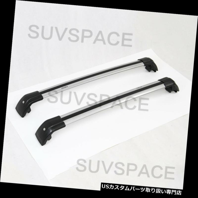 キャリア KIA Sorento 2015-2017クロスバートップシルバールーフラゲッジラック用 Fit for KIA Sorento 2015-2017 Cross Bar Top Silver Roof Luggage Rack 【並行輸入品】