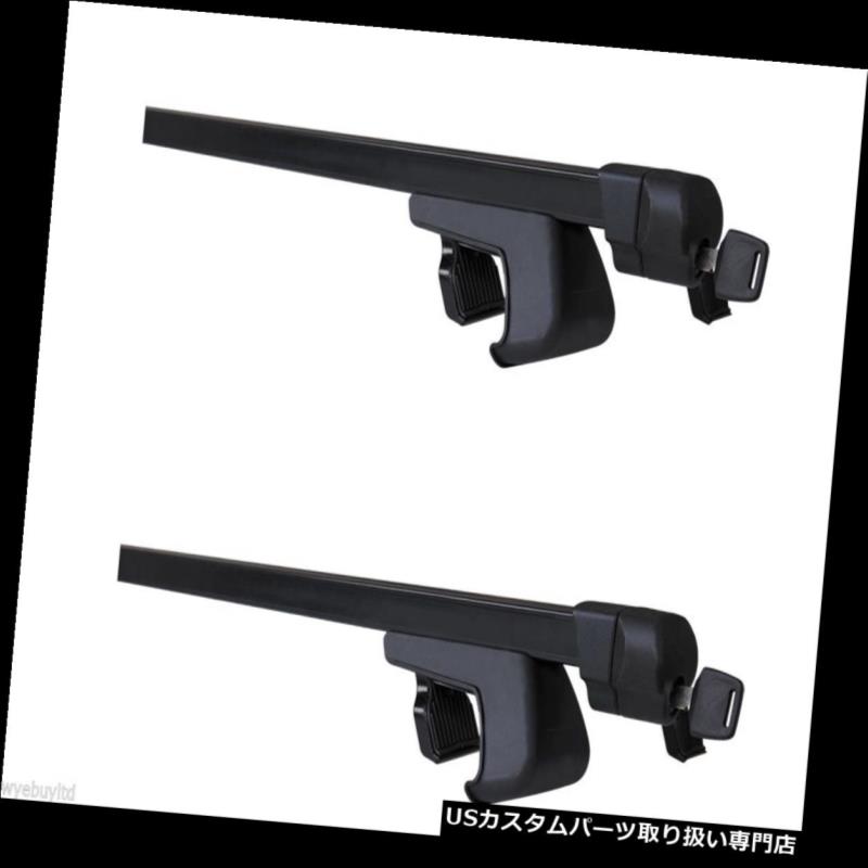 キャリア 3,5ドアのロック可能なスチール製ルーフバーいすゞトルーパー1993 - 2005年クロスバー Lockable steel roof bars for a 3,5 door Isuzu Trooper year 1993- 2005 cross bars 【並行輸入品】