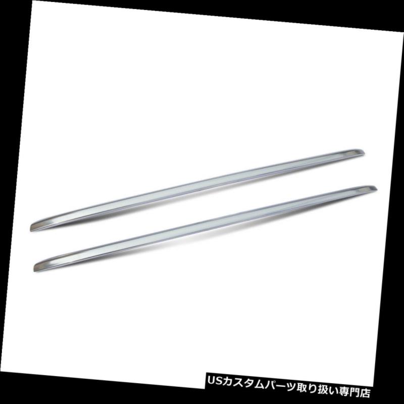 キャリア 2018-19ポルシェカイエンシルバー用WOO荷物キャリアルーフラックサイドクロスバー WOO Luggage Carrier Roof Rack Side Cross Bars For 2018-19 Porsche Cayenne Silver 【並行輸入品】