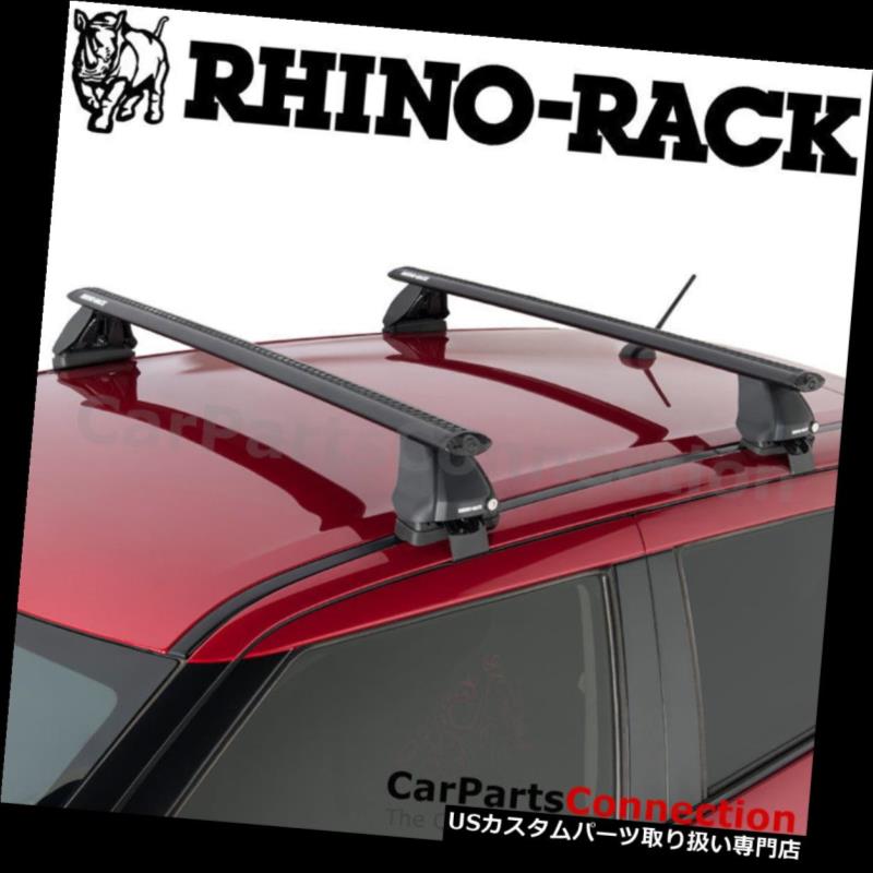 おしゃれ】 06-12 Crossbar Eclipse Rhino-Rack 2500ブラックルーフクロスバー三菱エクリプス06-12 Roof  JA3670 MITSUBISHI Vortex サイラックJA3670 キャリア Black For 2500 車用品