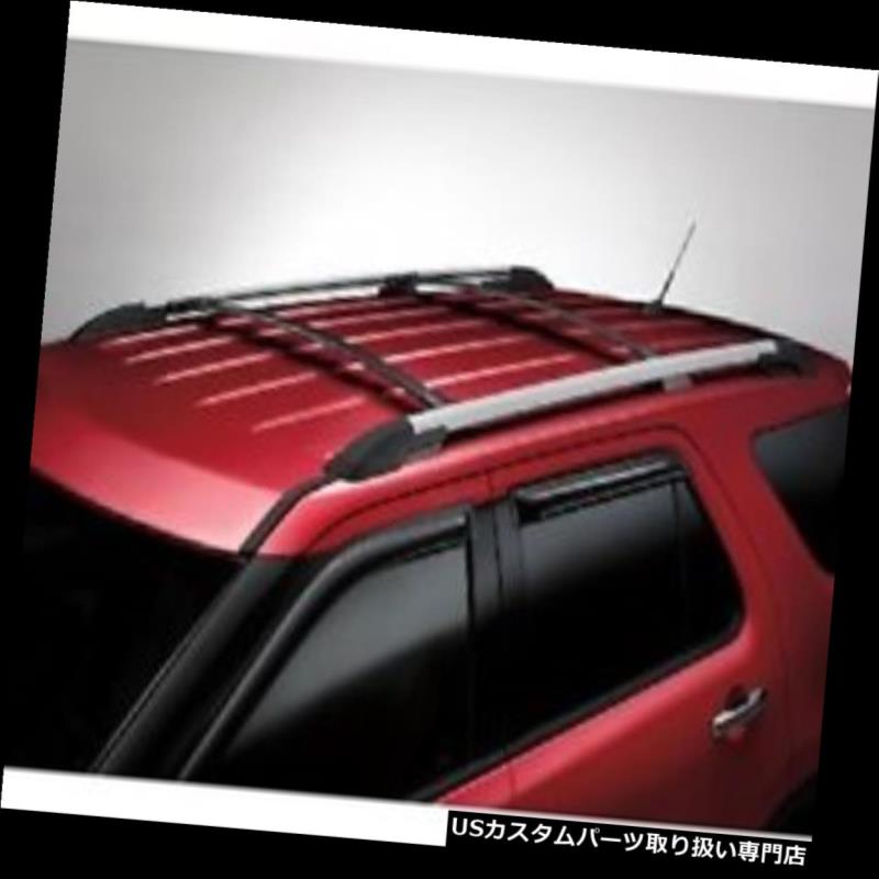 キャリア Ford OEM 2011-2015 Explorer RoodレールクロスバーペアBB5Z-7855100-A A工場 Ford OEM 2011-2015 Explorer Rood Rail Cross Bars Pair BB5Z-7855100-AA Factory 【並行輸入品】