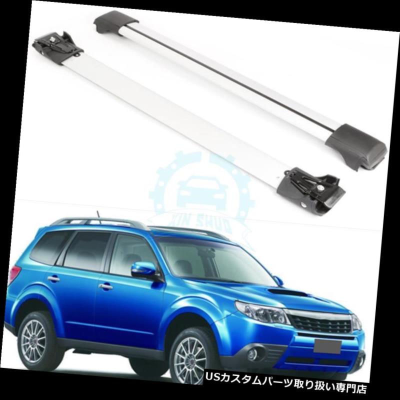 キャリア スバルフォレスター2008年-2016年のための自動1setアルミ合金のクロスバーラックルーフラック Auto 1set Aluminum alloy Crossbar Rack Roof Rack For Subaru Forester 2008-2016 【並行輸入品】