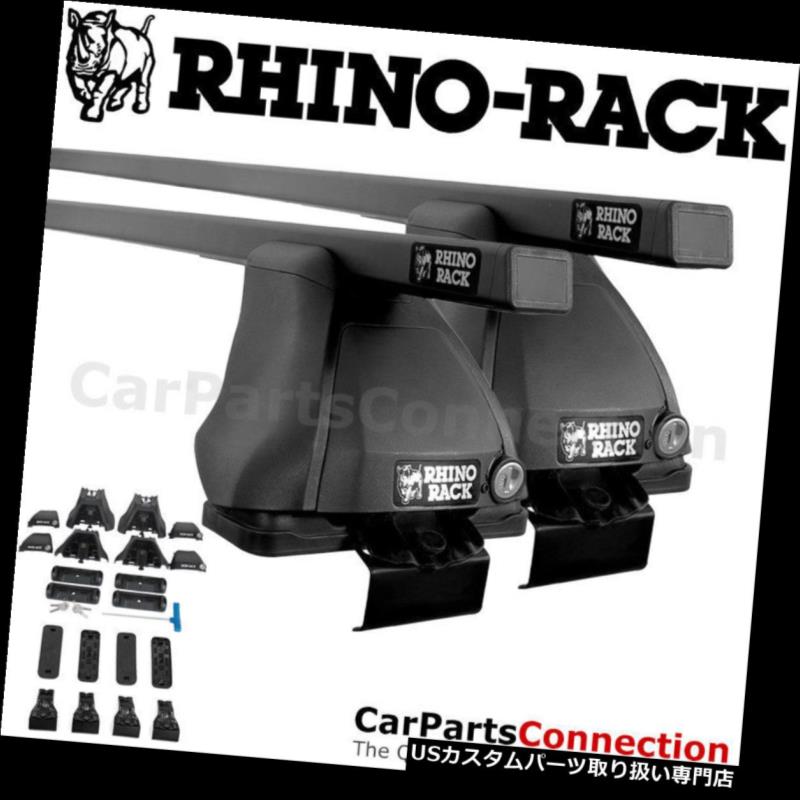 キャリア 日産ローグ14-18用RhinoラックJB0566ユーロ2500ブラックルーフクロスバーキット Rhino-Rack JB0566 Euro 2500 Black Roof Crossbar Kit For NISSAN Rogue 14-18 【並行輸入品】｜カスタムパーツ WORLD倉庫