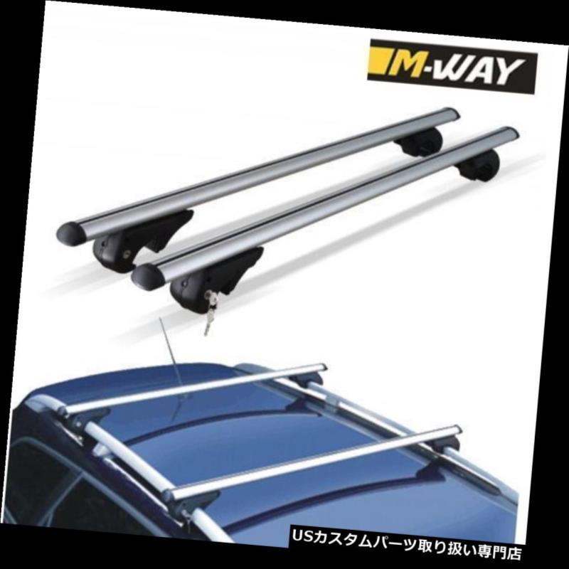 キャリア クライスラー300Cツーリング07-13用Mウェイルーフクロスバーロックラックアルミ M-Way Roof Cross Bars Locking Rack Aluminium for Chrysler 300C Touring 07-13 【並行輸入品】