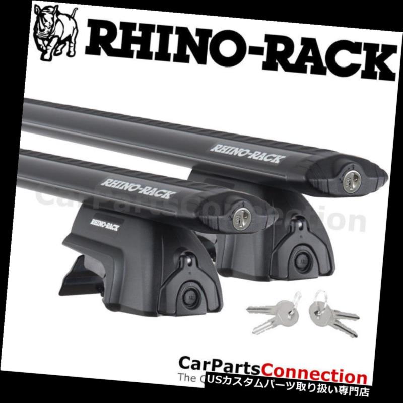 キャリア RhinoラックJA1746 Vortex SXブラックルーフラッククロスバーキット(アウディQ7 06-15用) Rhino-Rack JA1746 Vortex SX Black Roof Rack Crossbar Kit For AUDI Q7 06-15 【並行輸入品】|カスタムパーツ WORLD倉庫