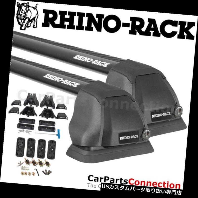 キャリア RhinoラックRS650B 2500 RSブラックFMPルーフクロスバーCクラスW205セダン15-18用 Rhino-Rack RS650B 2500 RS Black FMP Roof Crossbar For C-Class W205 Sedan 15-18 【並行輸入品】