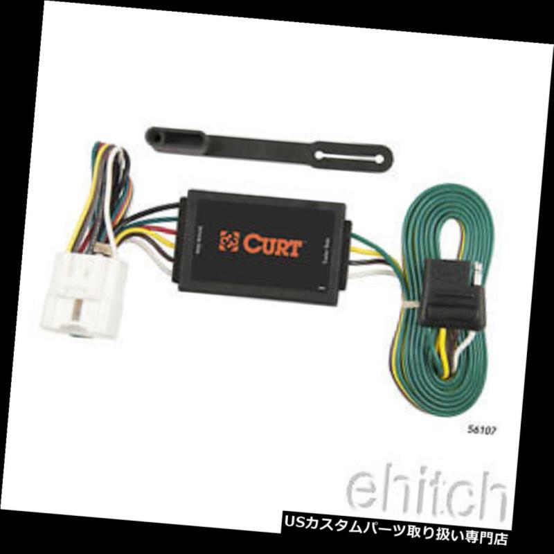 ヒッチメンバー 2004-2007トヨタハイランダーのためのカートトレーラーヒッチ配線コネクタ56107 Curt Trailer Hitch Wiring Connector 56107 for 2004-2007 Toyota Highlander 【並行輸入品】