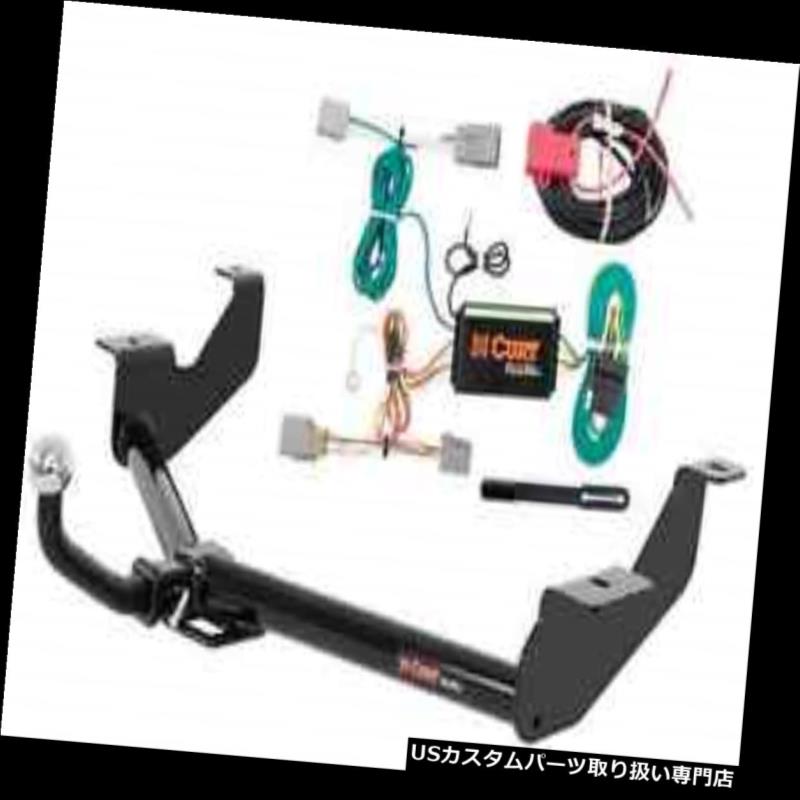 ヒッチメンバー カートクラス2トレーラーヒッチ＆amp; A トランジット接続用ユーロキット、1?7/8 "ボールの配線 Curt Class 2 Trailer Hitch &amp; Wiring Euro Kit w/1-7/8" Ball for Transit Connect 【並行輸入品】｜カスタムパーツ WORLD倉庫