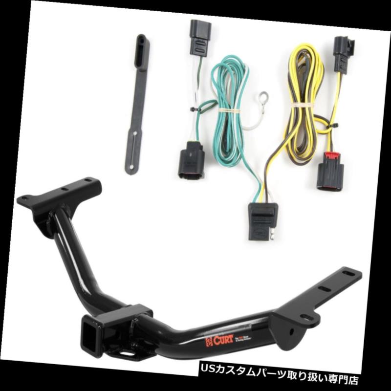 ヒッチメンバー カートクラス3トレーラーヒッチ＆amp; A Dodge Journey用カスタム配線ハーネス Curt Class 3 Trailer Hitch & Custom Wiring Harness for Dodge Journey 【並行輸入品】