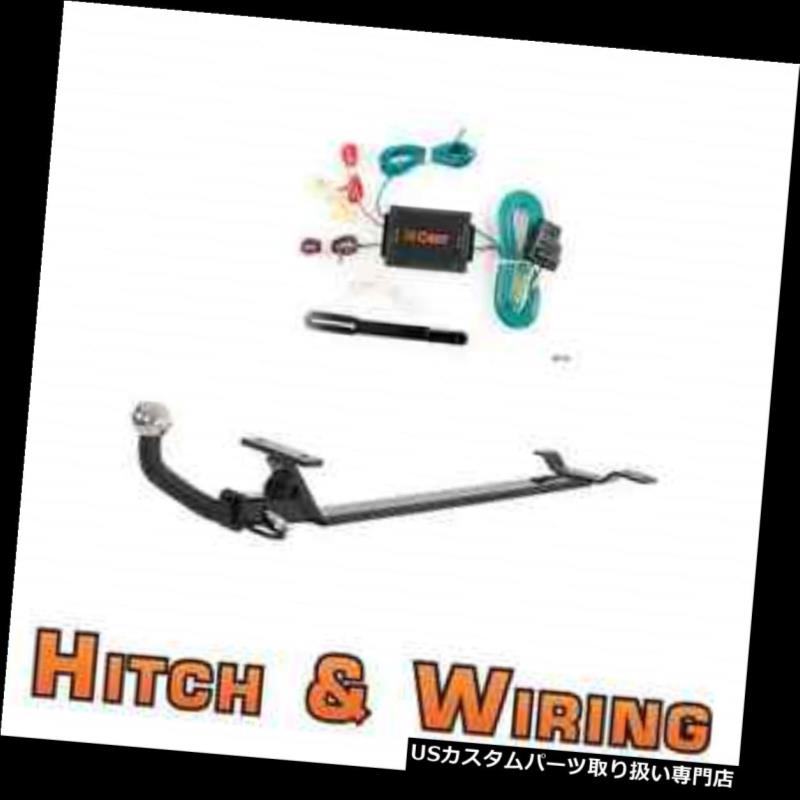 ヒッチメンバー カートクラス1トレーラーヒッチ＆amp; A 95-98 240SXクーペ用2インチボール付きユーロキットの配線 Curt Class 1 Trailer Hitch & Wiring Euro kit w/ 2\
