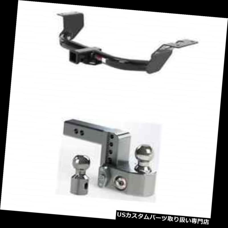 ヒッチメンバー カートクラス3トレーラーヒッチw / CR-V用安全調整可能4インチボールマウント Curt Class 3 Trailer Hitch w/Weigh Safe Adjustable 4\