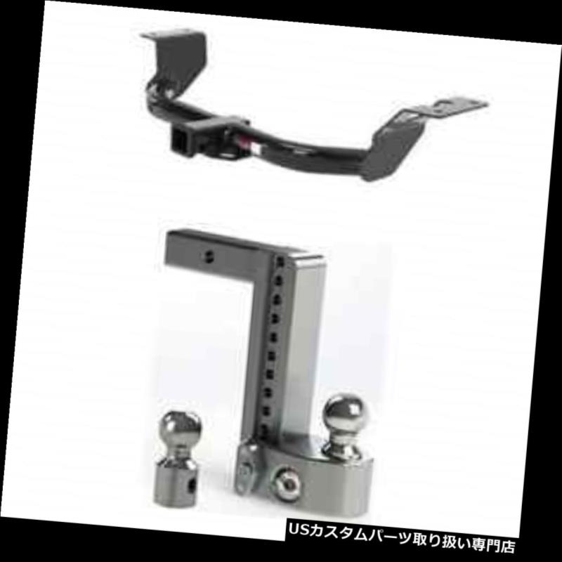 ヒッチメンバー カートクラス3トレーラーヒッチw / CR-V用安全調整可能10インチボールマウント Curt Class 3 Trailer Hitch w/Weigh Safe Adjustable 10\