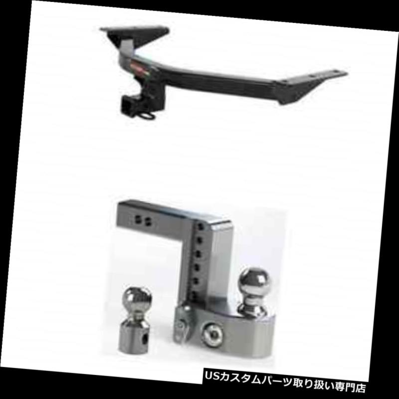 ヒッチメンバー カート3クラストレーラーヒッチw /安全に調整可能な6インチパイロット用ボールマウント Curt Class 3 Trailer Hitch w/Weigh Safe Adjustable 6\
