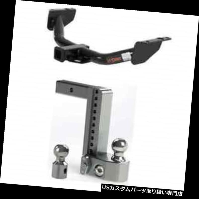 ヒッチメンバー カート3クラストレーラーヒッチw /安全に調節可能な10インチレンジャー用ボールマウント Curt Class 3 Trailer Hitch w/Weigh Safe Adjustable 10\