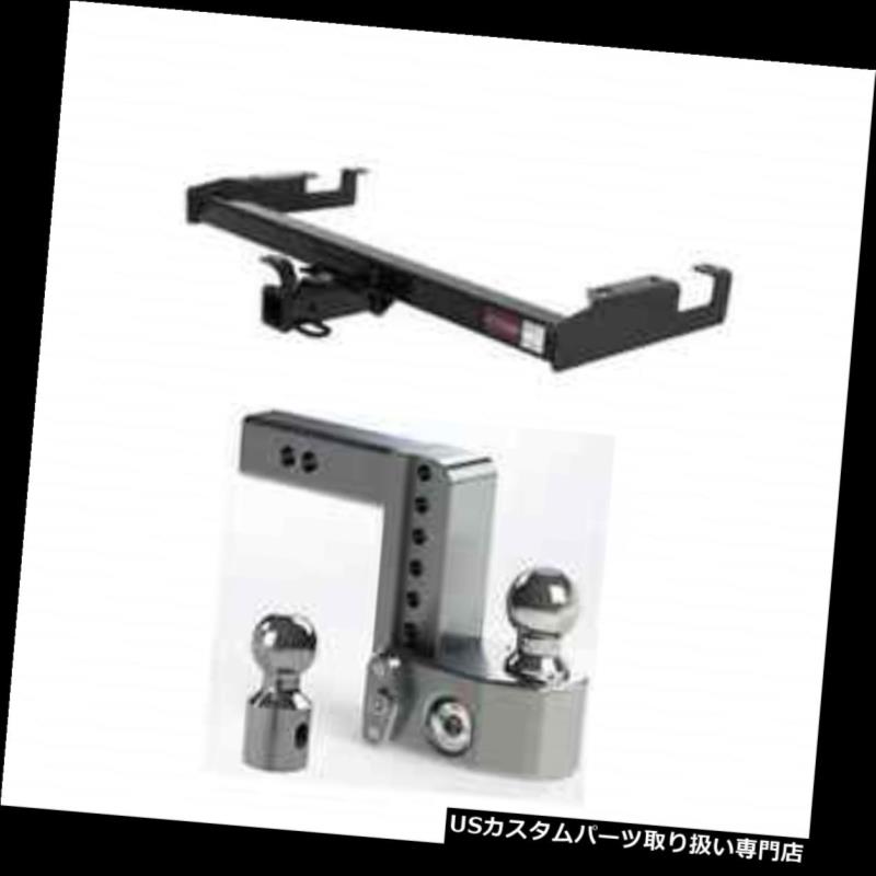 ヒッチメンバー カートクラス3トレーラーヒッチW / W用セーフ調整可能6インチボールマウント（シエラ用） Curt Class 3 Trailer Hitch w/Weigh Safe Adjustable 6\