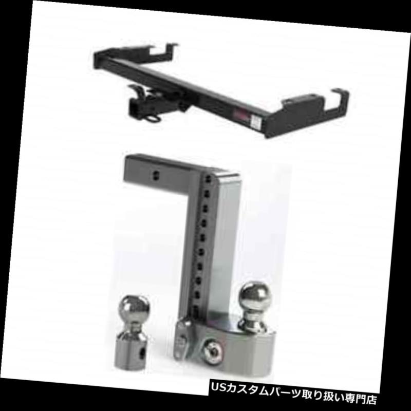 ヒッチメンバー カートクラス3トレーラーヒッチw /安全な調整可能な10インチシルバラード用ボールマウント Curt Class 3 Trailer Hitch w/Weigh Safe Adjustable 10\
