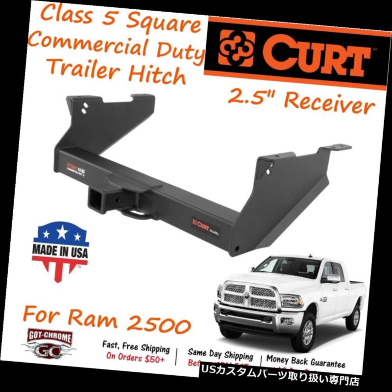 ヒッチメンバー 15809 Curt Class 5商業用義務トレーラーヒッチW / 2.5インチレシーバーRam 2500/3500 15809 Curt Class 5 Commercial Duty Trailer Hitch W/ 2.5\