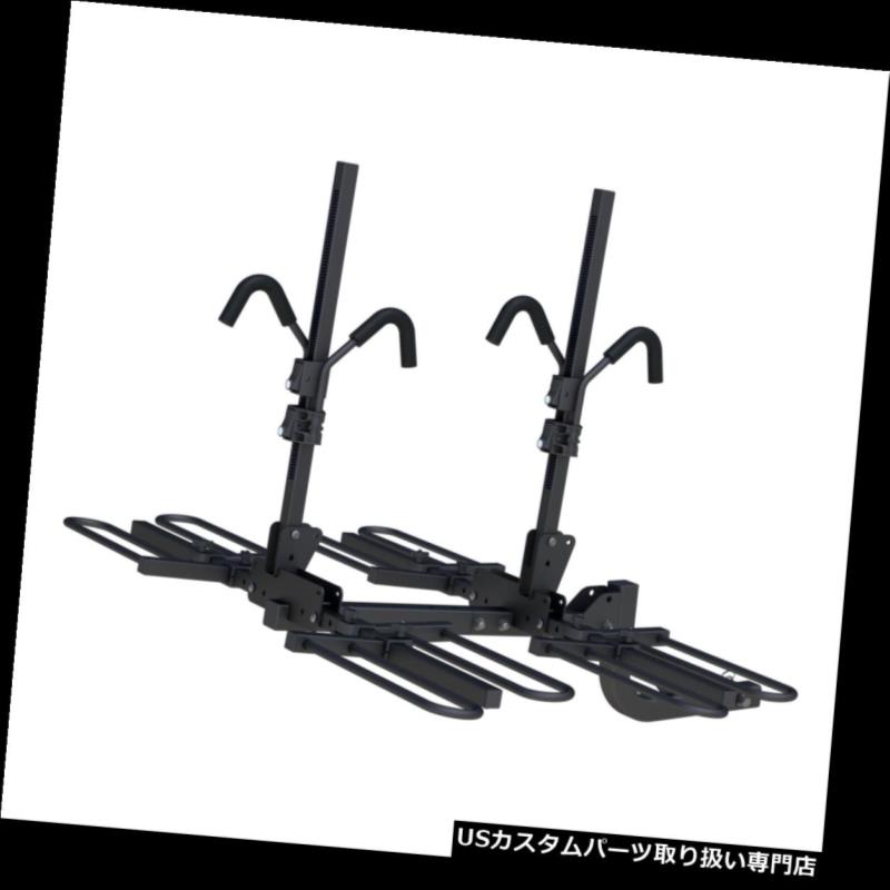 ヒッチメンバー 18087カートトレイスタイルヒッチマウント4インチ自転車ラックキャリア用2インチシャンク 18087 Curt Tray-Style Hitch-Mounted 4 Bike Bicycle Rack Carrier for 2\