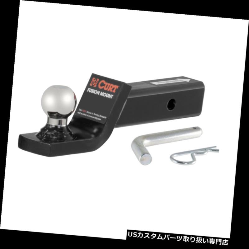 ヒッチメンバー 45131カート2 "ドロップフュージョントレーラーヒッチボールマウント、溶接1-7 / 8"ボール 45131 Curt 2" Drop Fusion Trailer Hitch Ball Mount with Welded 1-7/8" Ball 【並行輸入品】|カスタムパーツ WORLD倉庫