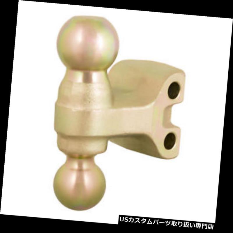 ヒッチメンバー 調整可能なチャンネルマウントトレーラーヒッチレシーバーシャンク用45923 Curtデュアルボール 45923 Curt Dual-Ball for Adjustable Channel Mount Trailer Hitch Receiver Shank 【並行輸入品】