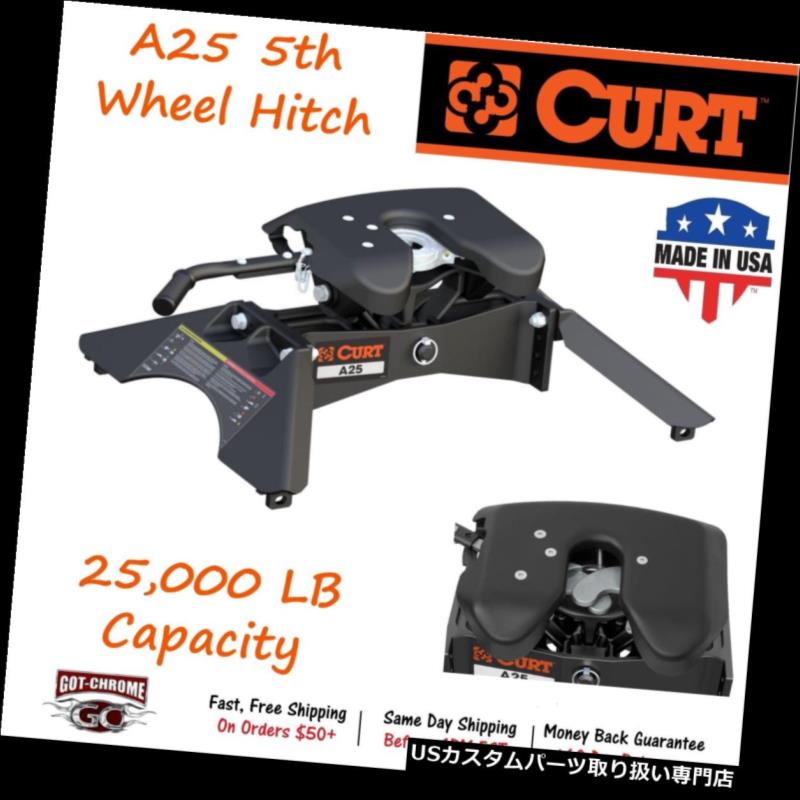 ヒッチメンバー 16180 Curt A25 5thホイールヒッチには25,000LBキャップの脚とハードウェアが含まれています 16180 Curt A25 5th Wheel Hitch Includes Legs and Hardware with a 25,000LB Cap 【並行輸入品】|カスタムパーツ WORLD倉庫