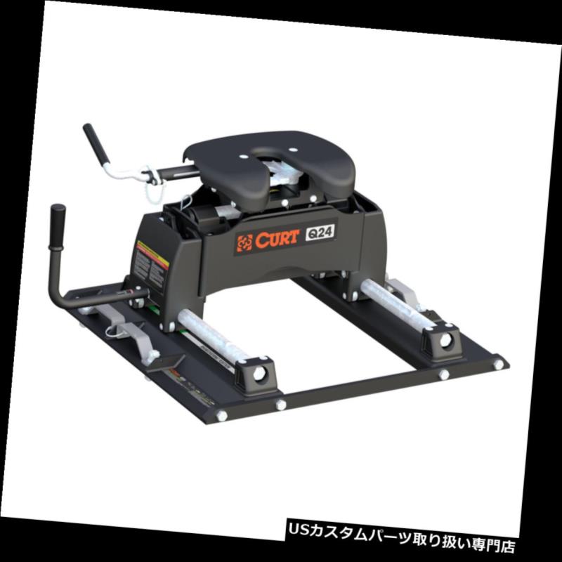 ヒッチメンバー ローラースライド付き16678 Curt Q24 5th 5ホイールヒッチ＆amp; A フォードパックシステム 16678 Curt Q24 5th Fifth Wheel Hitch with Roller Slide & Ford Puck System 【並行輸入品】