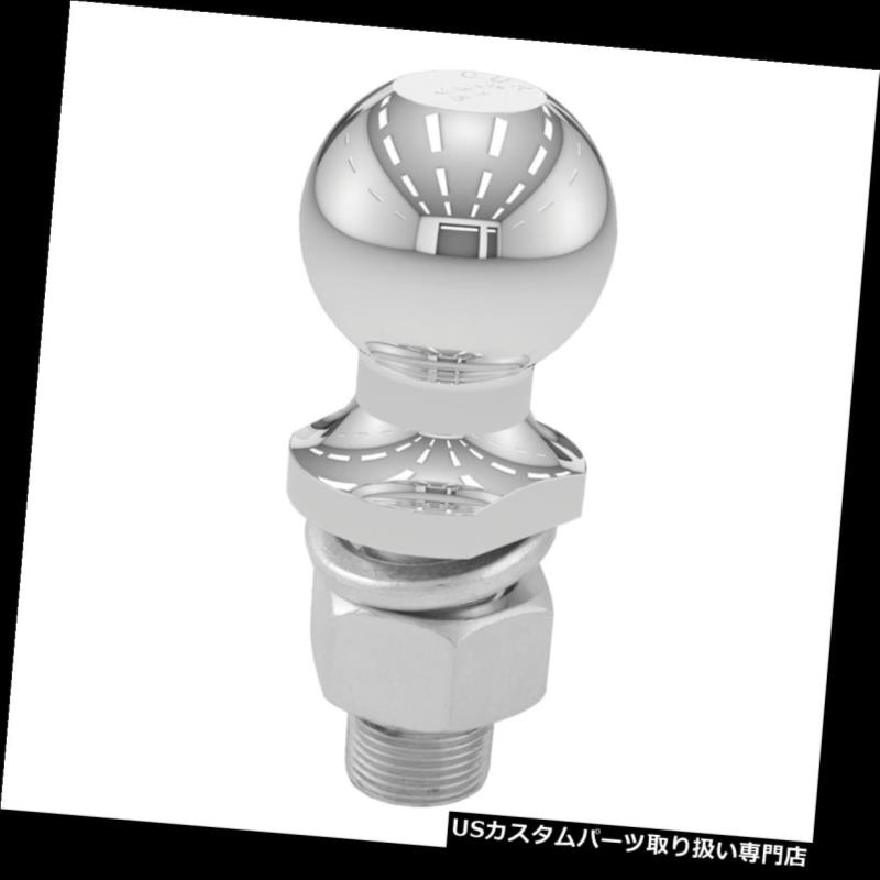 ヒッチメンバー 40066カート2 "クロームトレーラーヒッチボール1" x 2-1 / 8 "シャンク - 6,000 LBS 40066 Curt 2" Chrome Trailer Hitch Ball with 1" x 2-1/8" Shank - 6,000 LBS 【並行輸入品】｜カスタムパーツ WORLD倉庫