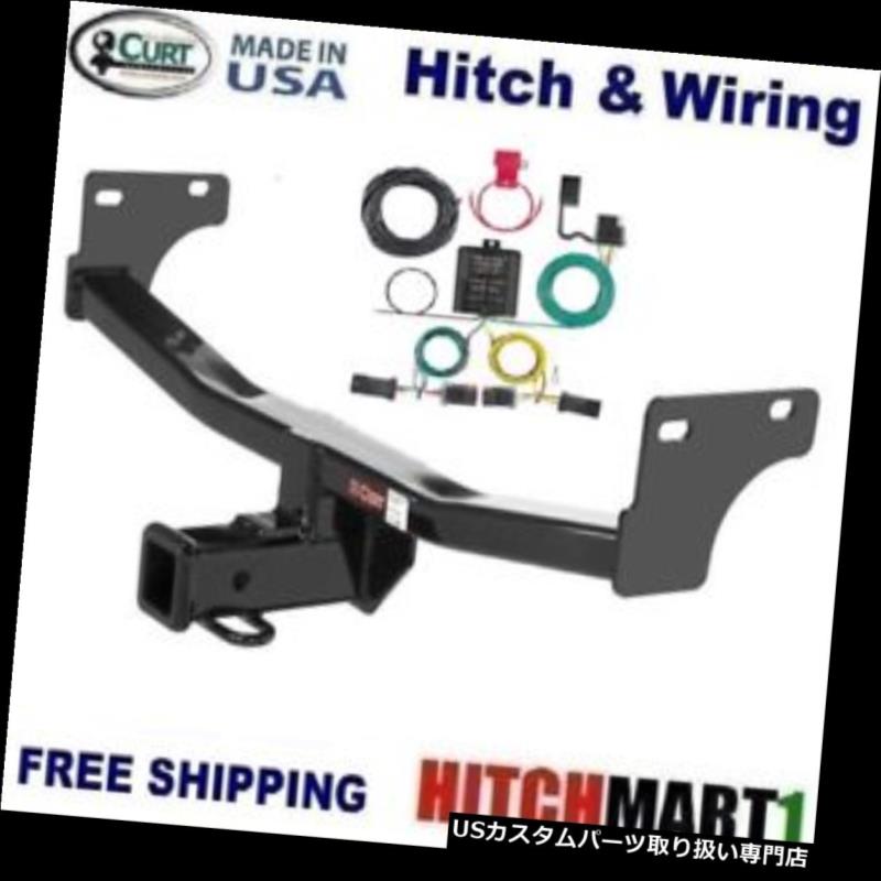 ヒッチメンバー FITS 2011-2016 JEEP COMPASS CLASS 3カートトレーラーヒット＆amp; A 配線13081 FITS 2011-2016 JEEP COMPASS CLASS 3 CURT TRAILER HITCH & WIRING 13081 【並行輸入品】