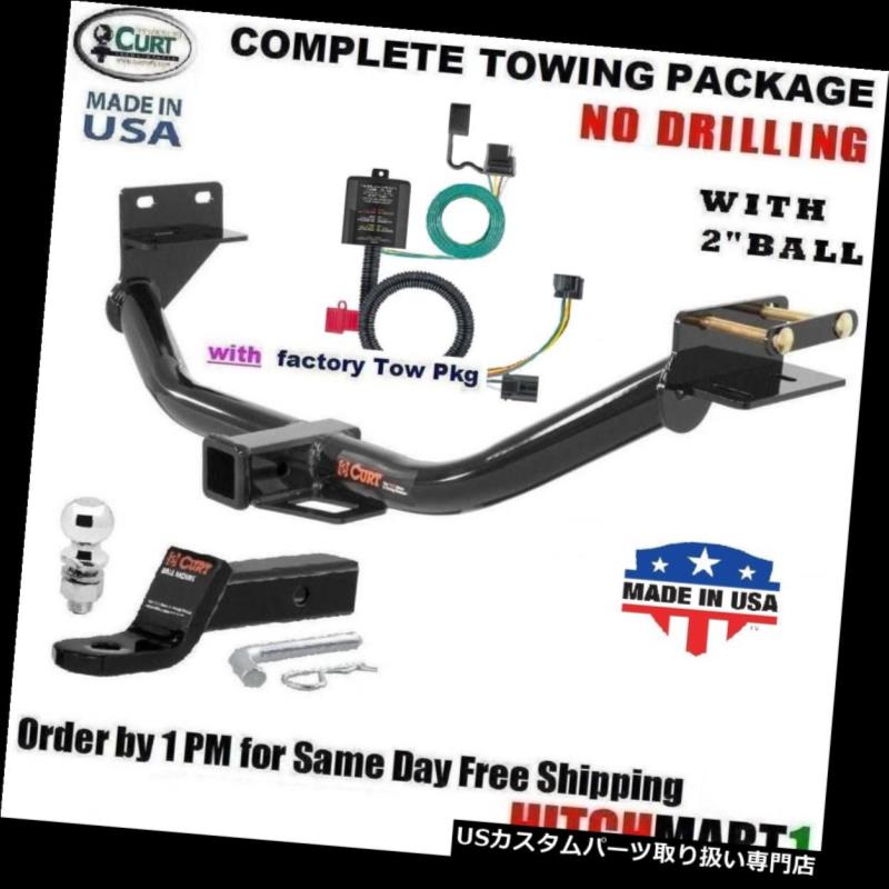 ヒッチメンバー FITS 2013-2016 HYUNDAI SANTA FE SPORTクラス3 CURT TRAILER HITCH PACKAGE 2 \