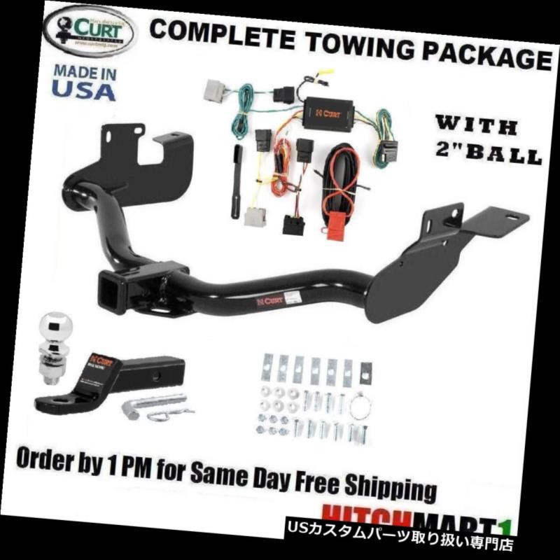 ヒッチメンバー FITS 2005-2007フォードエスケープクラス3 CURT TRAILER HITCH PACKAGE w / 2 \