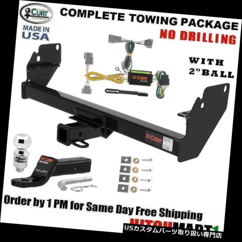 ヒッチメンバー FITS 2005-2015 TOYOTA TACOMAピックアップクラス3 CURT TRAILER HITCH PACKAGE w / 2 \