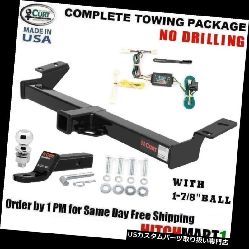 ヒッチメンバー FITS 2001-2005トヨタRAV4、3クラスカートトレーラーヒッチパッケージ（1 7/8 "ボール付き） FITS 2001-2005 TOYOTA RAV4, CLASS 3 CURT TRAILER HITCH PACKAGE w/ 1 7/8" BALL 【並行輸入品】｜カスタムパーツ WORLD倉庫