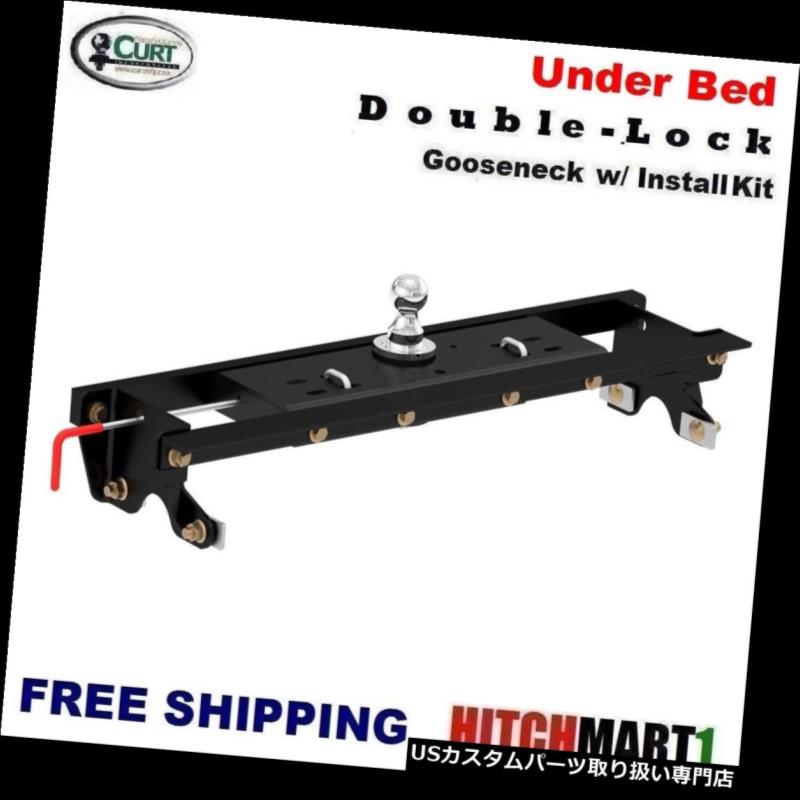 ヒッチメンバー 2015-2018 FORD F150 60724のための30KダブルロックGOOSENECKトレーラーヒットキット CURT 30K DOUBLE LOCK GOOSENECK TRAILER HITCH KIT FOR 2015-2018 FORD F150 60724 【並行輸入品】