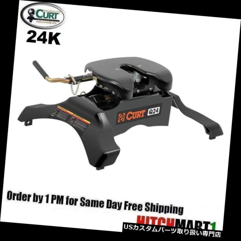 ヒッチメンバー 24K CURT Q24 5th、5ホイールトレーラーヒッチ＃16245 24K CURT Q24 5TH, FIFTH WHEEL TRAILER HITCH #16245 【並行輸入品】