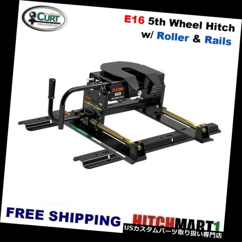 ヒッチメンバー ローラー付き16K CURT 5番目のホイールトレーラーヒッチ＆amp; A ユニバーサルレール＃16616 16K CURT 5TH FIFTH WHEEL TRAILER HITCH with ROLLER & UNIVERSAL RAILS #16616 【並行輸入品】 142,780円